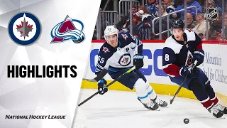 NHL Highlights | Jets @ Avalanche 12/31/19