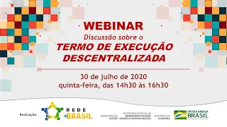 Webinar TED - Termo de Execução Descentralizada