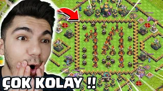 AZ AMA ÖZ MÜCADELESİ !! (Çok Kolay !!)- Clash Of Clans