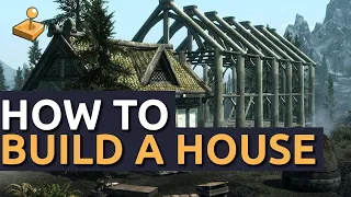 Skyrim Hearthfire DLC - How To Build a House and Find Building Materials