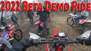 Beta Demo Ride:  riding a 2022 390 RR-S for the first time