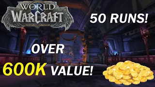 (OVER 600K Value!!) I Farmed DRAK'THARON KEEP 50 Times... Here's What I Got...