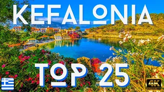 Kefalonia Greece  - Best Beaches and Places - Top 25 Things To Do - 4K Drone Travel Vlog Music Video