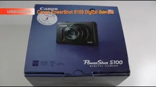 Canon PowerShot S100 Unboxing & First Look