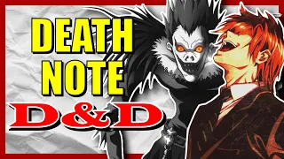 How to build LIGHT from DEATH NOTE in Dungeons & Dragons