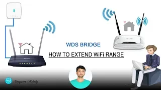 How to extend wifi range with two Router | Network bridge