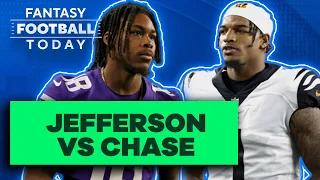 WR Debate: Justin Jefferson vs Ja'Marr Chase! | 2023 Fantasy Football Advice