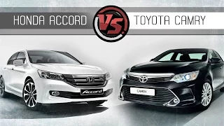 Выбираем седан: Toyota Camry 2015 vs Honda Accord. Сравнительный тест