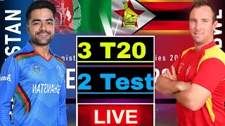 🔴 Afghanistan Vs Zimbabwe Series Schedule Confirm 2021, 3 T20 2 Test Matches