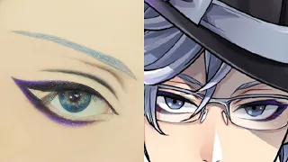 Azul Ashengrotto アズール・アーシェングロット | Tutorial: Anime Eye Makeup 308