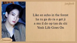 BTS Life Goes On Easy Lyrics