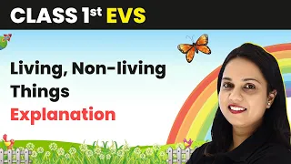 Class 1 EVS | Living, Non-living Things - Explanation