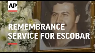 COLOMBIA: REMEMBRANCE SERVICE FOR PABLO ESCOBAR