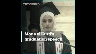 Palestinian activist delivers powerful graduation speech