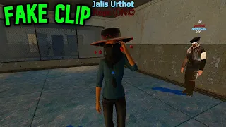 Trolling admins with fake clips in gmod rp