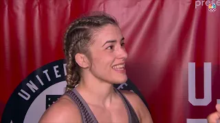U.S. Olympic Wrestling Trials: Helen Maroulis reacts to qualifying for Paris Olympics