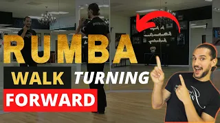 Rumba | Tip#34 | Forward Walk Turning | Footwork | Timing | Basic Mechanics | Beginner Level