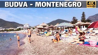 Budva Montenegro 🇲🇪 4K Beach Promenade Walking Tour 2022. September 2022