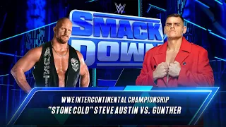 #3 FULL MATCH — Gunther vs. Steve Austin — WWE INTERCONTINENTAL CHAMPIONSHIP- Smack Down Third Match