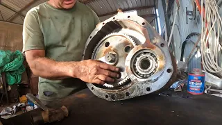 Stripping the PTO unit on a Chamberlain Countryman 6
