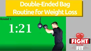 Let's have fun and burn fat with a complete Double-Ended Bag Routine.🥊🥊