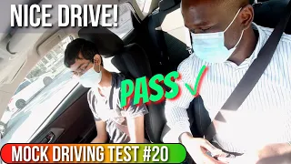 Learner Driver PASS with 6 Minor Mistakes | Mock Driving At Logan Test Area