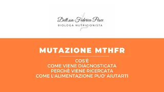 MUTAZIONE MTHFR