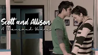 Scott & Allison - A Thousand Years (Teen Wolf)