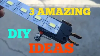 3 AMAZING DIY IDEAS WITH LED STRIP.