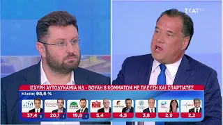Μεγάλη κόντρα ανάμεσα σε Άδωνι Γεωργιάδη και Κώστα Ζαχαριάδη | Ελληνικές Βουλευτικές Εκλογές 2023