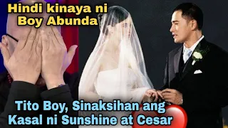 Full Video! Sunshine Cruz at Cesar Montano, IKINASAL na! Boy Abunda, SAKSI sa KASAL