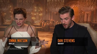 Emma Watson and Dan Stevens Exclusive 'Beauty and the Beast'' Interview (2017)