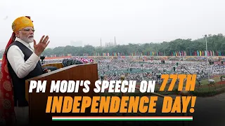 PM Narendra Modi's 77th Independence Day Speech from Red Fort