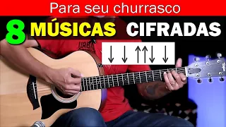 8 MUSICAS NA MESMA BATIDA - Só acompanhar e tocar - Prof. Sidimar Antunes🎸