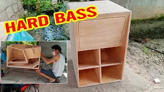 Paano gumawa ng Long Throw Speaker Box D15 | HARD BASS BOX DESIGN | MCV D15