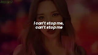 TWICE - "I CAN'T STOP ME"  [Sped Up] (feat. BOYS LIKE GIRLS) (Lyrics + Video)