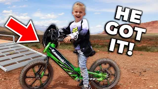 FIRST ELECTRIC DIRT BIKE FOR OUR KIDS!