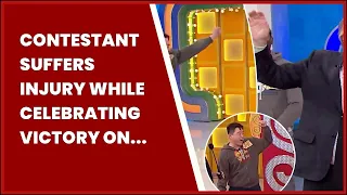 CONTESTANT SUFFERS INJURY WHILE CELEBRATING VICTORY ON THE PRICE IS RIGHT