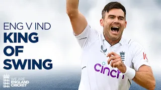 🐐 Huge Swing! | 🙌 Jimmy Anderson Takes ANOTHER 5-Wicket Haul | England v India 2022