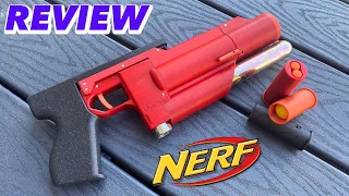 [REVIEW] Microburst A 3D Printed Co2 powered Nerf Shotgun Pistol Masterkey