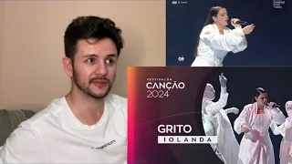 First Reaction | iolanda – Grito | 1ª Semifinal | Festival da Canção 2024