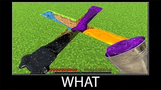 Minecraft wait what meme part 128 realistic minecraft fluids (lava, water, portals)