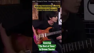 Abim and Bunga Bangsa shred on this cover of “The Best of Times” by Dream Theater #shorts #reaction
