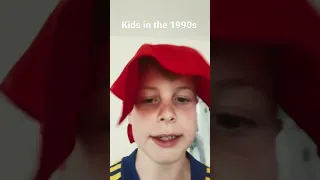 Kids in the 1990 vs kids in 2022