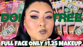 FULL FACE DOLLAR TREE MAKEUP // EVERYTHING UNDER $2.00!