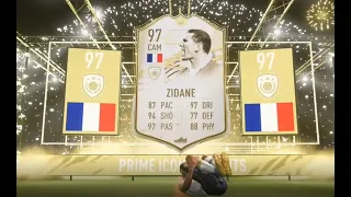 WORTH 17 TOKENS - ICON SWAPS 4 - 97 RATED PRIME ICON MOMENTS ZINEDINE ZIDANE REVIEW - FIFA 21