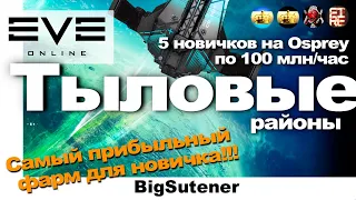 Тыловые районы новичкам!💥от 100  млн ISK час💥 EVE Online. Обучение