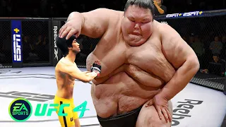 UFC4 Bruce Lee vs Evil Sumo Master EA Sports UFC 4 PS5