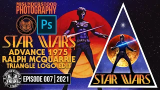 STAR WARS 1975 TRIANGLE LOGO EDIT| PHOTOSHOP SPEED ART | 007 | MISUNDERSTOOD PHOTOGRAPHY