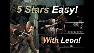 Get 5 Stars with Leon on the Water World | Easy No Skill Required | RE4 Mercenaries Resident Evil 4